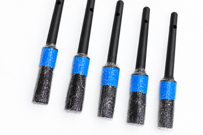 BristleHub 5-Piece Car Detailing Brush Set for Interior, Wheels & Vents